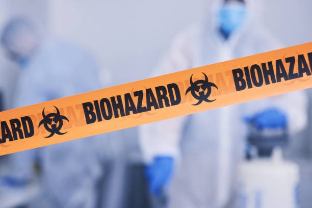 Professional Blood Cleanup technician working in Hatley, WI
